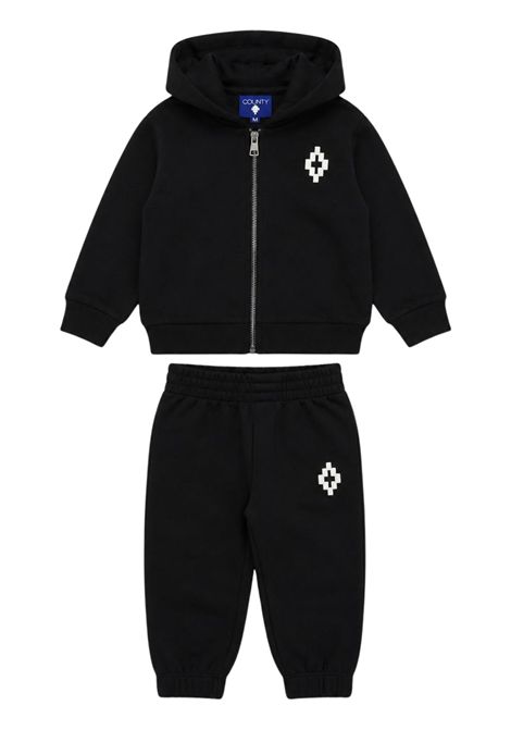 Black cotton children's set MARCELO BURLON | NBTP125NERO